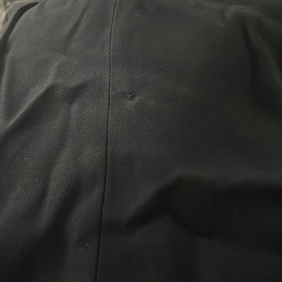 Ann Taylor Black Rayon| Wool Blend Double Breasted Sleeveless Dress Sz 12 - Picture 3 of 4